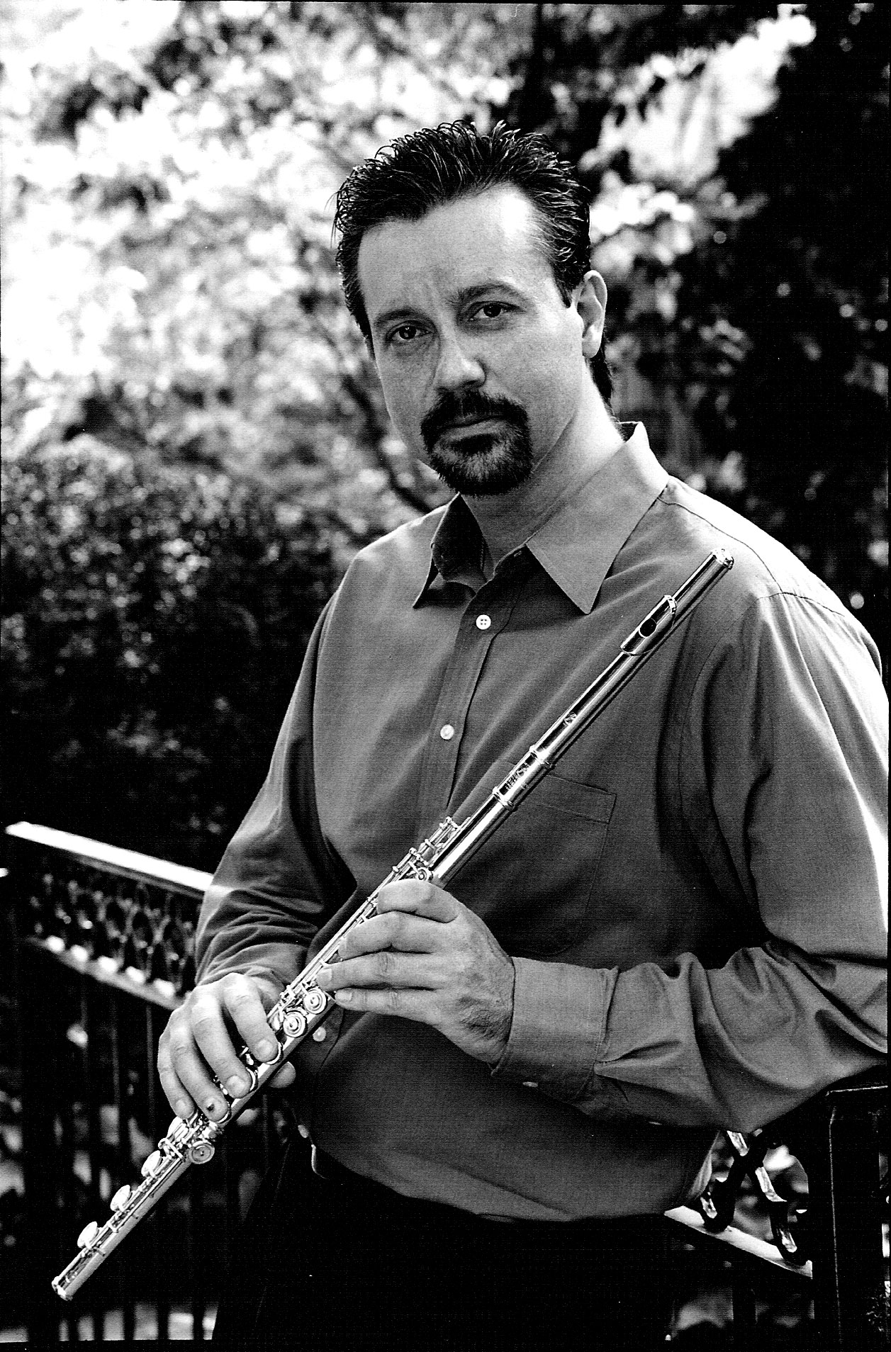 David LaVorgna holding a flute