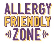 Text: 'Allergy Friendly Zone'