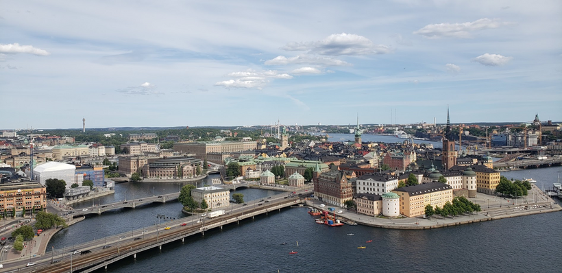Stockholm harbor.