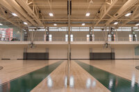 Basketball Courts in Fitness and Aquatics Center 