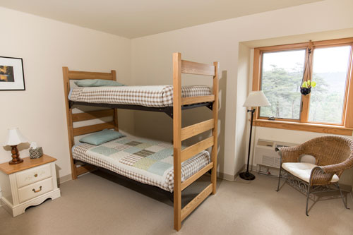 View of milkhood room with bunk bed