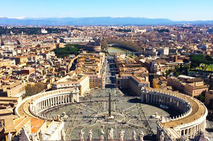 View overlooking Vatican