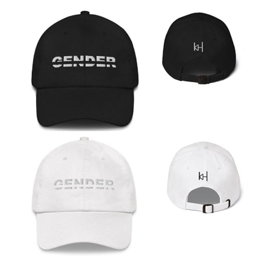 'NO GENDER' hat design by Kris Harring