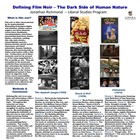 poster image: Defining Film Noir -- The Dark Side of Human Nature'