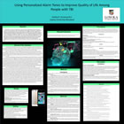poster image: 'Using Personalized Alarm Tones to Improve Quality of Life among People with TBI'