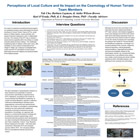 poster image: Perceptions of Local Culture and Its Impact on the Cosmology of Human Terrain Team Members