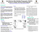 Enlarged poster image: Verb Retrieval After Modified Pictographic VNeST© Protocol in Adults with Non-Fluent Aphasia