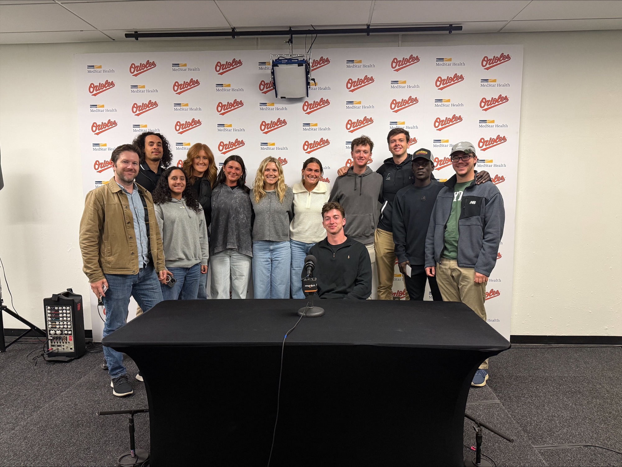 sports media students covered a baltimore o