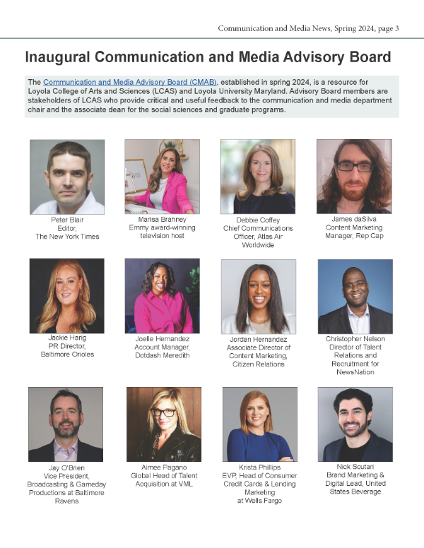 communication and media advisory board