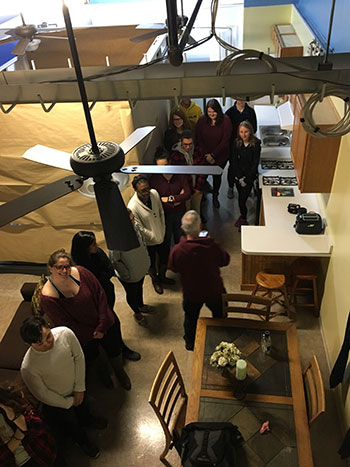 Forensic biology students visiting the office of the chief medical examiner of Maryland