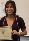 Rodlyn-Mae Banting wearing her graduation cord