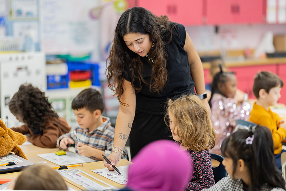 A Loyola education graduate student gains meaningful experience with pre-school age children in the classroom