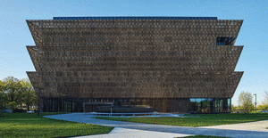 facade of National Musuem of African American History & Culture
