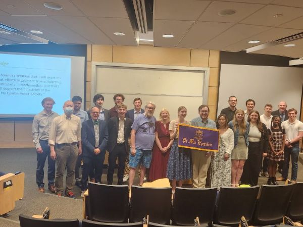 Pi Mu Epsilon Inductees