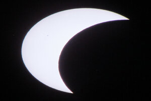 Diagram of total eclipse event