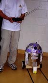 R2D2 and radio remote control