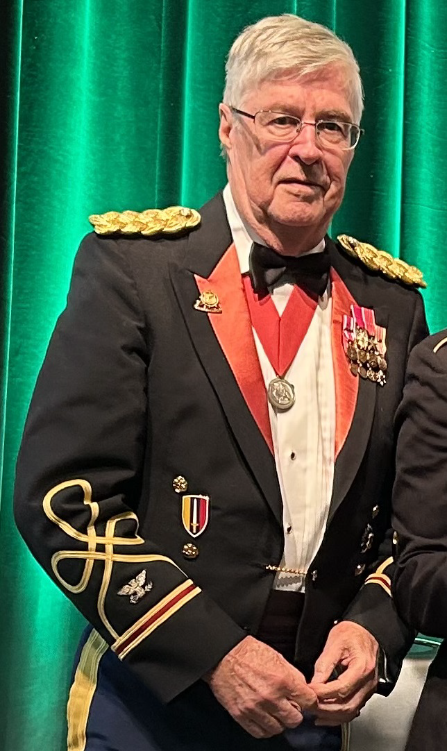 COL(Ret) Hilsher at Military Ball