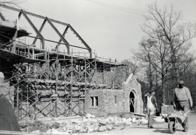 Alumni Memorial Chapel Construction, 1952