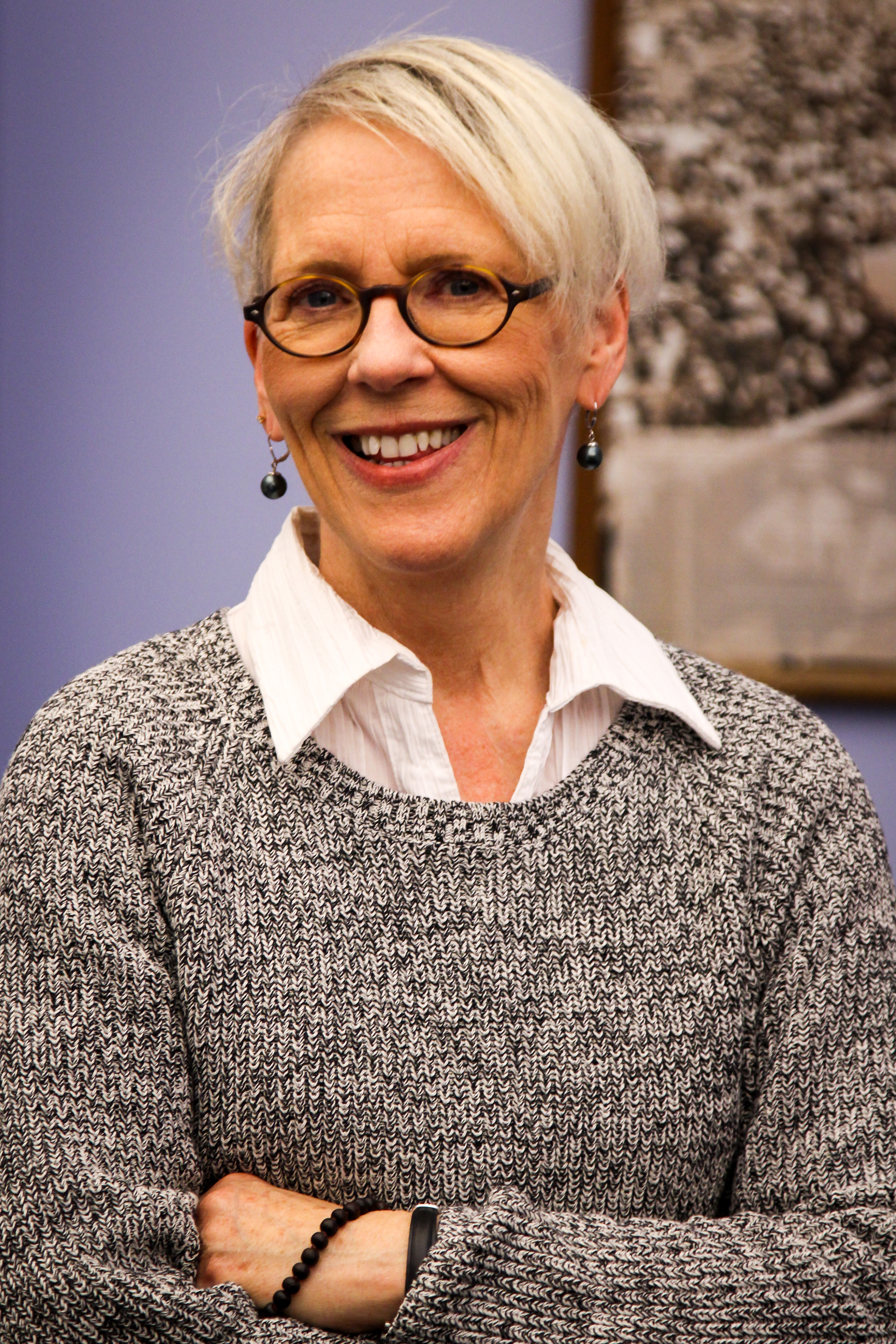 Dr. Barbara Vann posing arms folded.