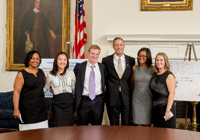 Dashante Smith (2nd from right) GSIP 2014 poses with Martin O'Mally