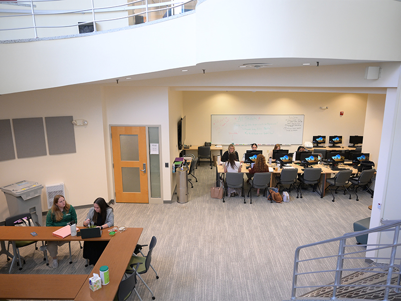Loyola Clinical Centers student workspace