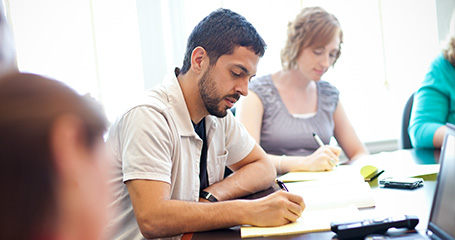 Students in class