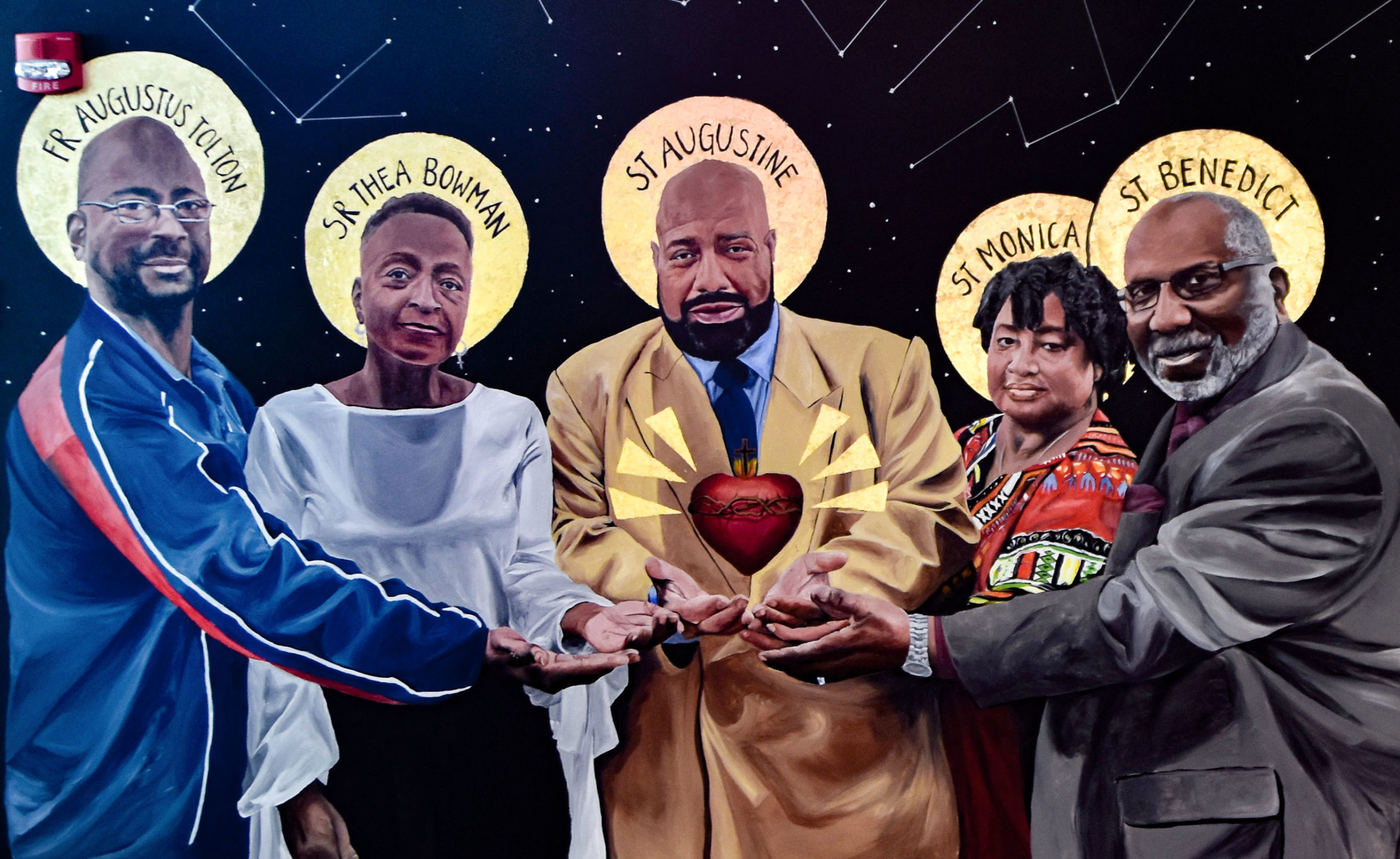 Love Requires Justice Mural - Image provided by Education for Justice, a project of Ignatian Solidarity Network 