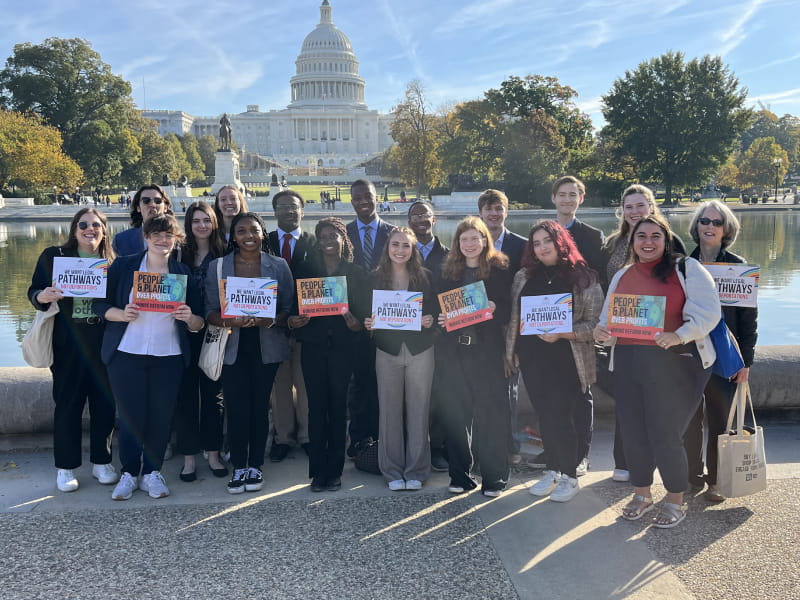 2024 IFTJ Delegation in front of Capitol Hill