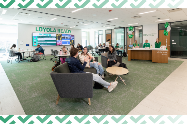 Cover of Faculty Toolkit - image of students studying in the lobby of the Rizzo Career Center