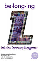 'Inclusion. Community. Engagement.' poster