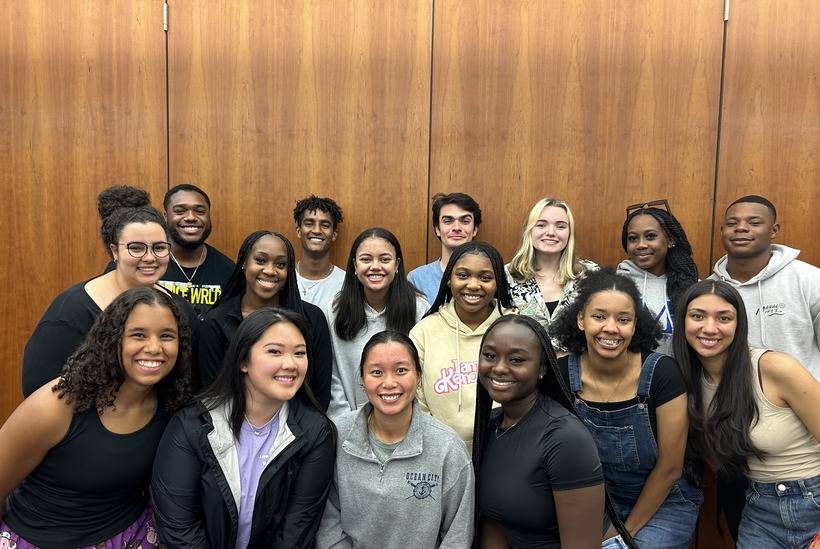Members of the diversity advisory board standing for a picture.