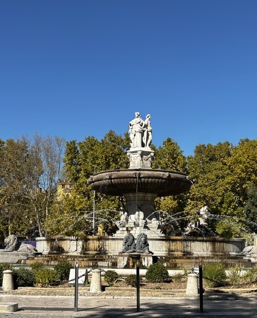 Fountain in the city center