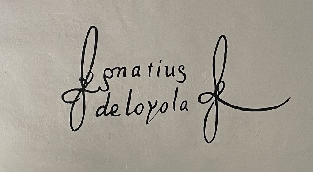 Ignatius Loyola's signature