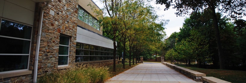 Outside view of the Fitness and Aquatic Center