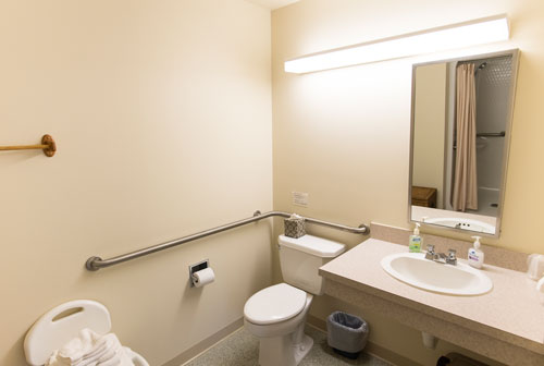 View of accessible bathroom