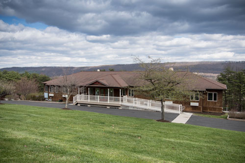 Exterior of Meadow Lodge