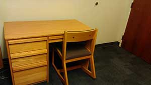 Desk and chair