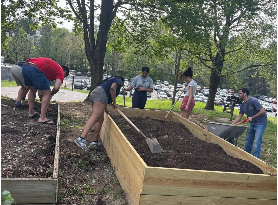community garden event
