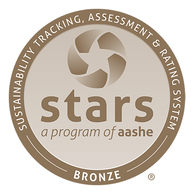 STARS Seal Bronze Rating from AASHE