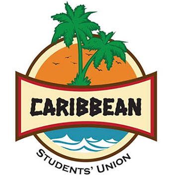 Caribbean Students' Union (CSU) logo featuring a palm tree and ocean waves graphic