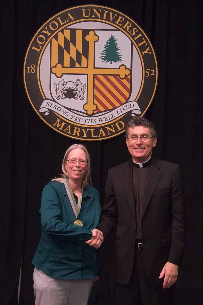 Margaret Prentice and Fr. Linnane