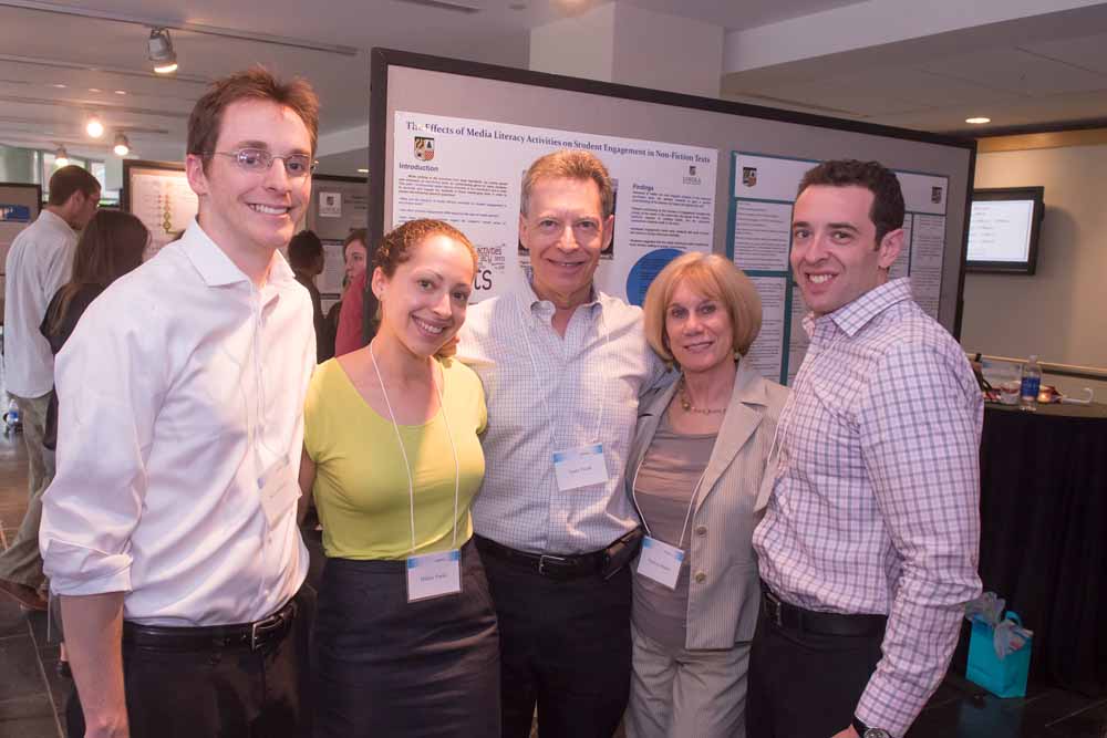 Hillary Frank with friends and family