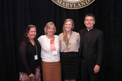 Kate Elizabeth Beres and Father Linnane