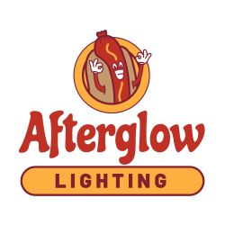 Afterglow Lighting Hot Dog Logo