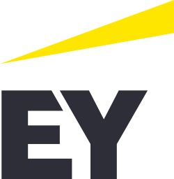 Ernst & Young LLP Logo with Yellow Beam