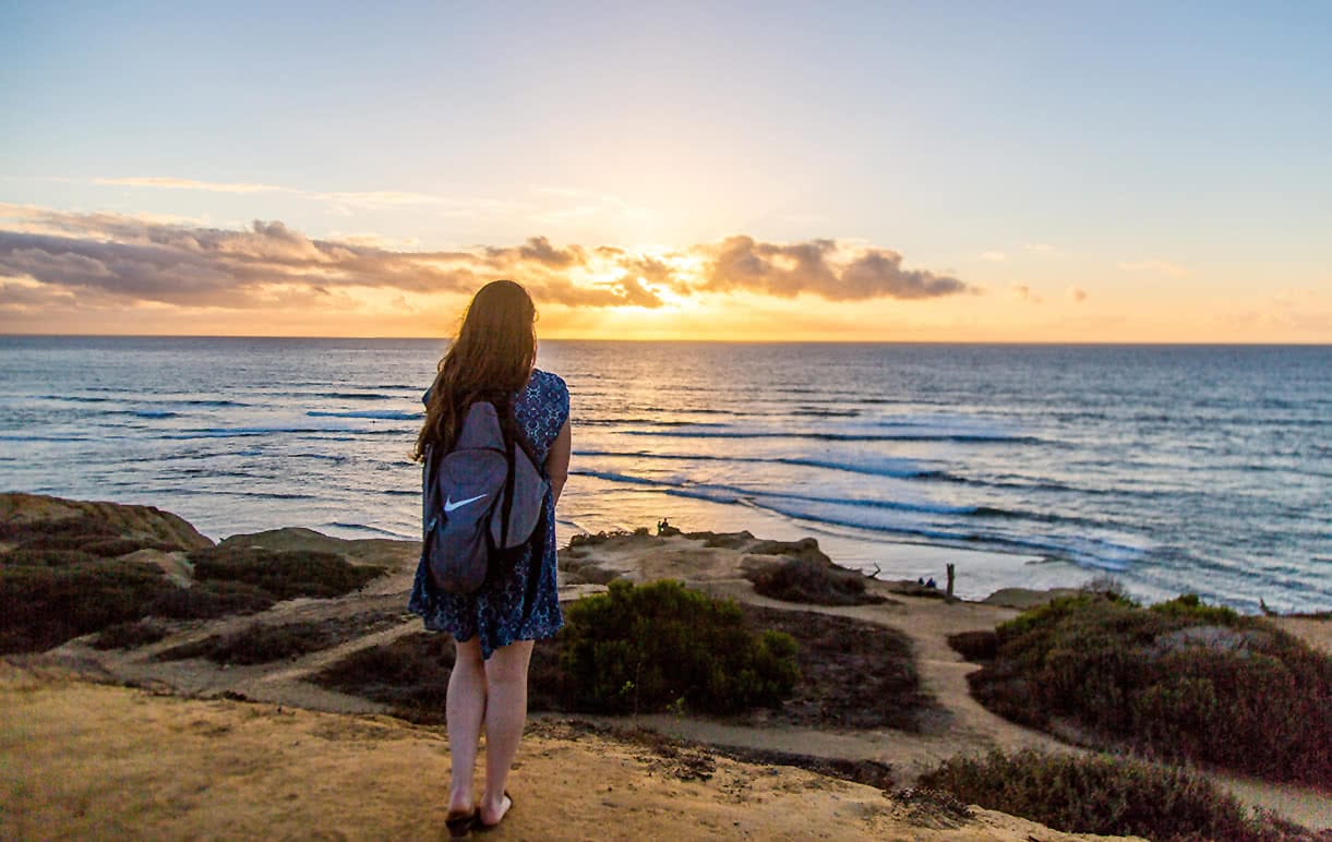 Sunset at the beach