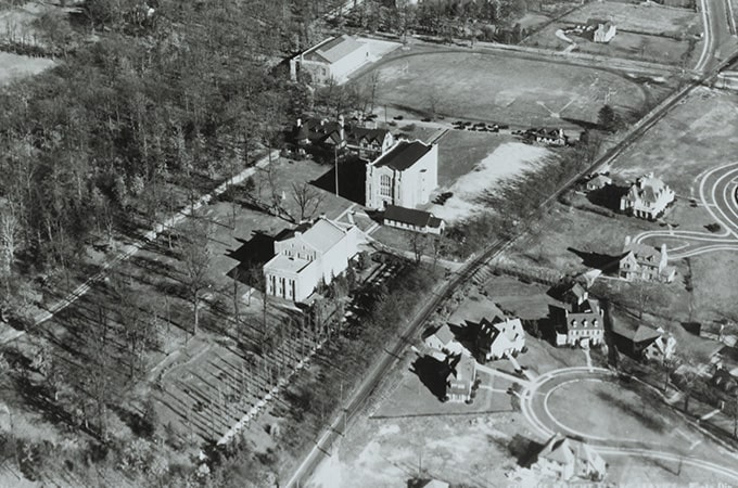 Loyola quad taken between 1930-1950