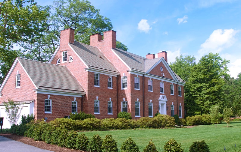 Exterior of the alumni house