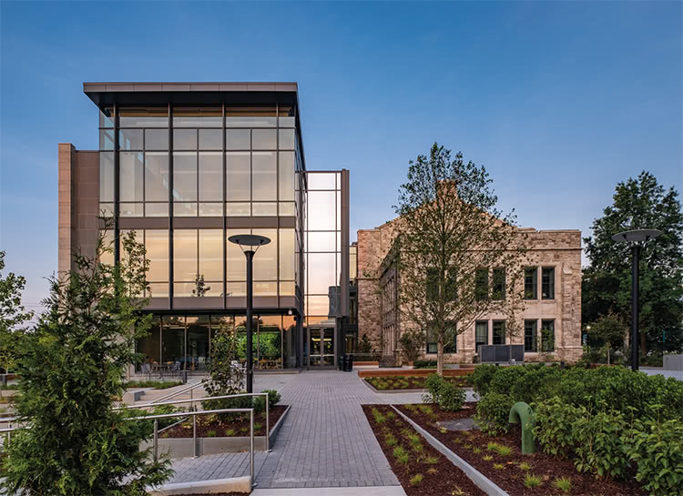 The Miguel B. Fernandez Family Center for Innovation and Collaborative Learning on Loyola's Evergreen campus