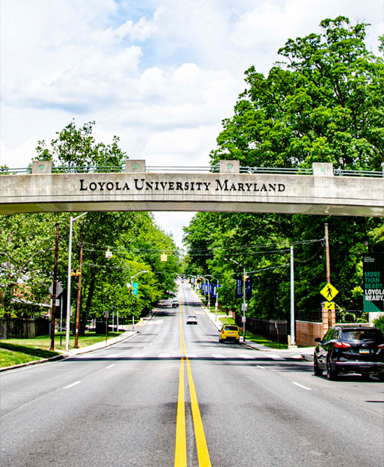 The Loyola Charles Street Bridge